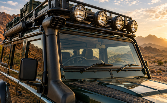 Roof rack and lighting accessories