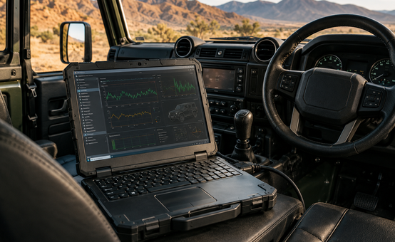 Land Rover computer diagnostic equipment
